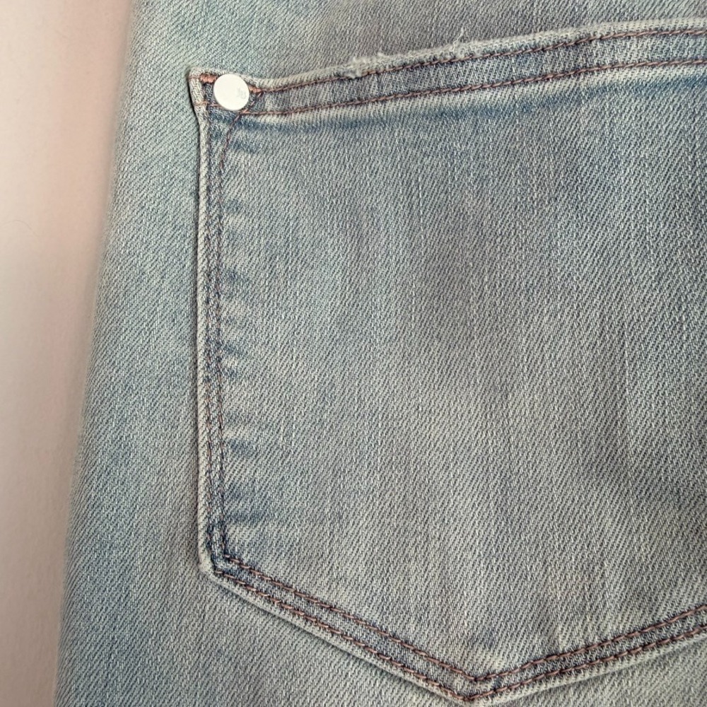 Judy Blue Wide Leg Jeans Size 28 Blue Boho Stretch High Rise - Picture 8 of 10